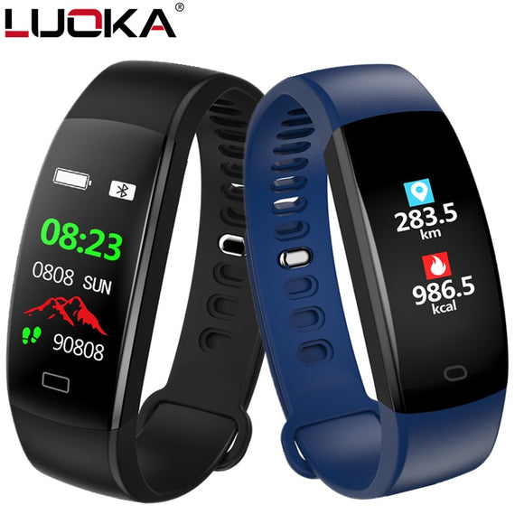 LUOKA Smart Bracelet With Blood Pressure and Heart Rate Monitor. - Atrium Smart Tech