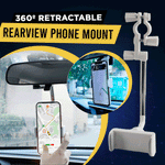 360° Car Rearview Mirror Phone Holder