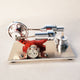 Stirling engine generator model for budding young scientists or collectors