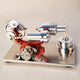 Stirling engine generator model for budding young scientists or collectors