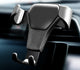 Gravity Car Phone Holder Air Vent Mount - Black